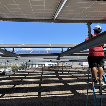 Solar panel cleaning
